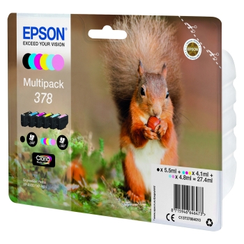 Preview: Epson Ink 378 Multipack (C13T37884010)