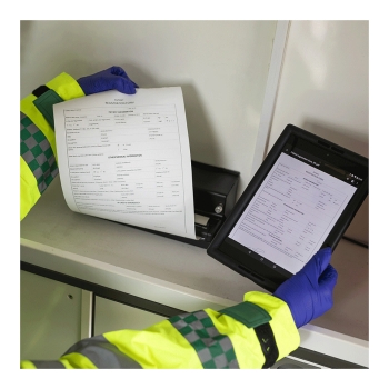 Preview: Brother PJ-862 Mobiler Thermodirekt-Drucker 200dpi Druckauflösung USB Bluetooth