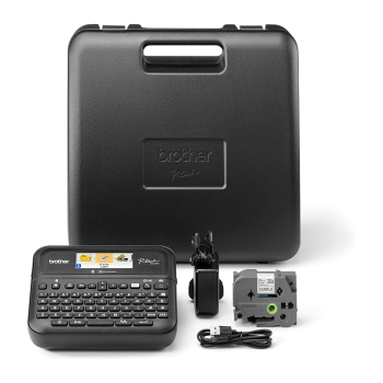 Preview: Brother P-touch PT-D610BTVP Desktop Beschriftungsgerät USB Bluetooth mit Koffer