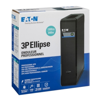 Preview: Eaton 3P Ellipse 1300 USB IEC - USV - Wechselstrom 220-240 V - 840 Watt - 1300 VA - USB - Ausgangsanschlüsse: 8