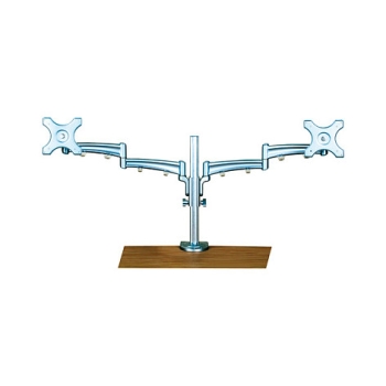 VALUE LCD-Doppelarm Tisch-Trgerstange 4 Gelenke separat hhenverstellbar