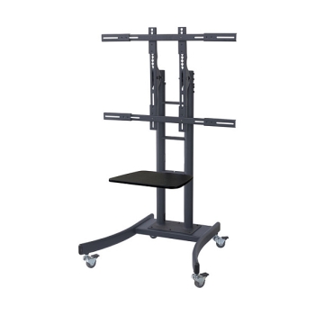 VALUE LCD-/TV-Rollstnder schwarz bis 125kg 81.28cm 32Zoll bis 254cm 100Zoll