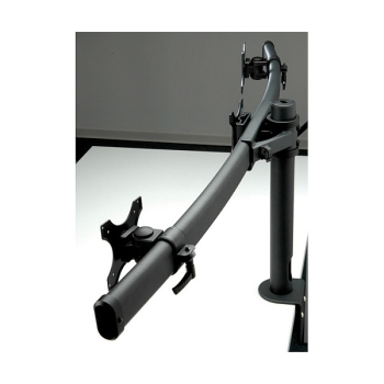 Preview: VALUE LCD-Triple-Arm Trgerstange. schwarz. Tischmontage. bis 3x 8 kg