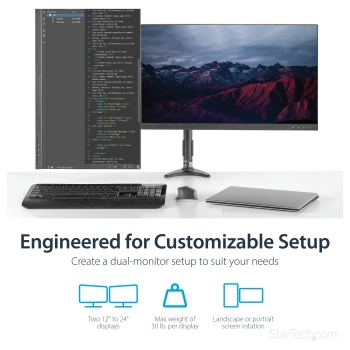 Preview: STARTECH.COM Dual-Monitor Arm