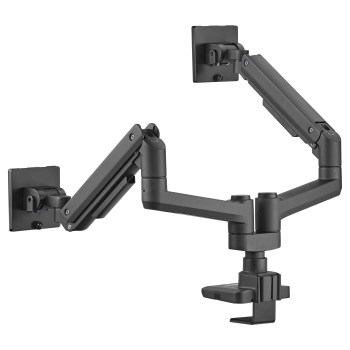 Preview: Equip Befestigungskit (Gelenkarm) - für 2 LCD-Displays/ Curved LCD-Displays - schwerlast - Kunststof