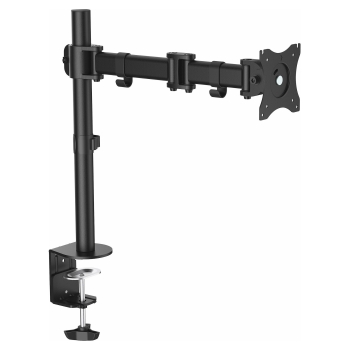 STARTECH.COM Articulating Monitor Arm Steel Single Monitor Stand Monitors up to 69cm/27in Adjustable Monitor Arm