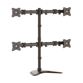 STARTECH.COM Vierfach-Monitorhalter - Schwenkbar - Verstellbarer 4 Monitorstnder - Fr VESA Monitore bis zu 27 Zoll (8 Kg)