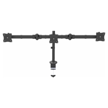 STARTECH.COM Dreifach Monitorarm fr Surround Setup - Untersttzt 3 monitore bis zu 24 Zoll - Werkzeuglose Hhenverstellung