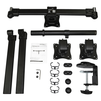 Preview: STARTECH.COM Dreifach Monitorarm fr Surround Setup - Untersttzt 3 monitore bis zu 24 Zoll - Werkzeuglose Hhenverstellung