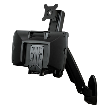 Preview: STARTECH.COM Wandmontage Sitz-/ Steh Workstation - 1 Monitor bis zu 60.96cm 24Zoll - VESA - Hhenverstellbarer Ergonomischer