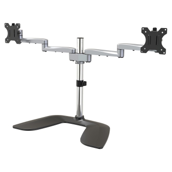 STARTECH.COM Dualmonitor Stand - Gelenkarme - hhenverstellbar - Fr VESA-Monitore bis 81.28cm 32Zoll - Stahl /Aluminium