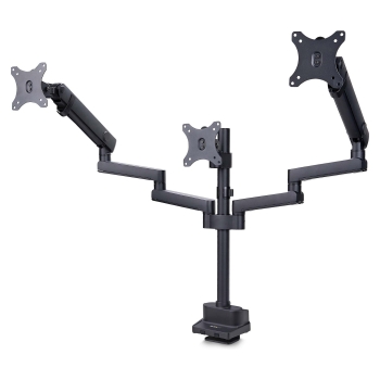 StarTech.com Monitortischhalterung. 3x 27 in Monitore. VESA 75x75/100x100 - Befestigungskit - einstellbarer Arm - für 3 LCD-Anzeigen
