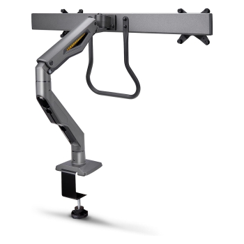Preview: StarTech.com Desk Mount Dual Monitor Arm w/ Crossbar. Up To 27 in Displays - Befestigungskit - artikulierender. mechanischer Feder