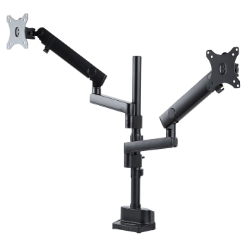 StarTech.com Dual Monitor Halter für Tischmontage - Flexible Monitorarm für 2x VESA Monitore bis zu 32 Zoll(8kg) - Vertikal Stapelbare Arme