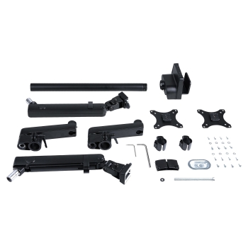 Preview: StarTech.com Dual Monitor Halter für Tischmontage - Flexible Monitorarm für 2x VESA Monitore bis zu 32 Zoll(8kg) - Vertikal Stapelbare Arme