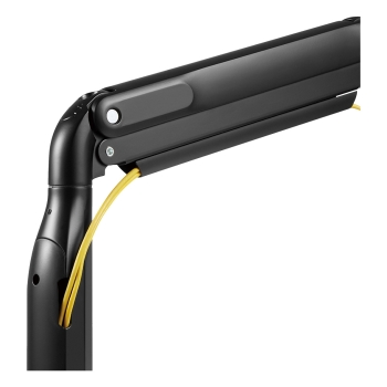 Preview: V7 Befestigungskit (Gelenkarm. 2 VESA-Platten. Klammerbasis) - für 2 LCD-Displays - hochbelastbar. Gasfeder - Kunststoff. Aluminium. Stahl