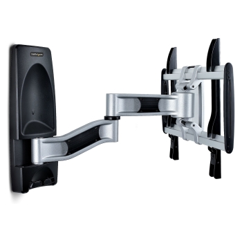 Preview: StarTech.com Articulating TV Wall Mount. VESA Wall Mount Supports 65 inch/99lb/Flat/Curved TVs. Retractable Low Profile Wall Mount TV Bracket