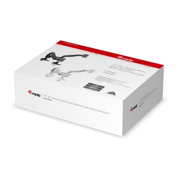 Preview: Equip Tischhalterung 17-49/1TFT 180° Gasfeder 20Kg weiß retail