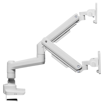 Preview: Equip Tischhalterung 17-35/2TFT 360° Gasfeder 20Kg weiß retail