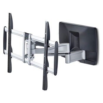 STARTECH.COM Robuste vollbewegliche TV-Wandhalterung fur Flachbildschirme bis 100 Zoll und 85 kg flaches Design TAA
