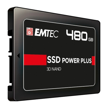2.5 480GB Emtec X150 Power Plus 3D NAND SATA SSD - 480 GB