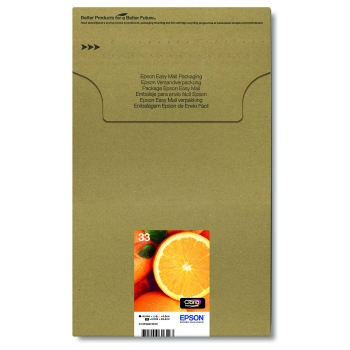 Preview: Epson Original Easy Mail Packing 33 Orange Druckerpatronen - 5er Multipack (C13T33374510)