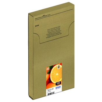 Preview: Epson Original Easy Mail Packing 33 Orange Druckerpatronen - 5er Multipack (C13T33374510)