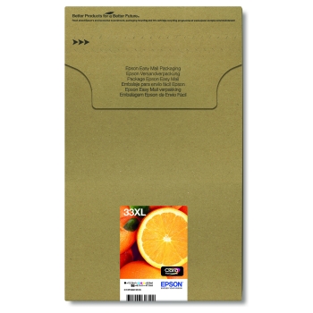 Preview: Epson Original Easy Mail Packing 33XL Orange Druckerpatronen - 5er Multipack (C13T33574510)