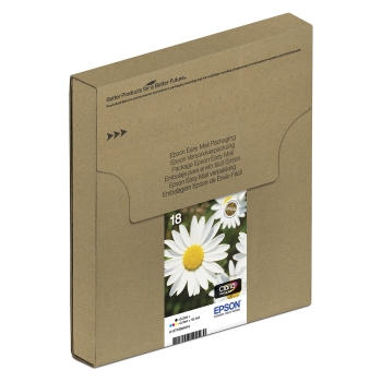 Preview: Epson Original Easy Mail Packing 18 Gänseblümchen Druckerpatronen - 4er Multipack (C13T18064511)