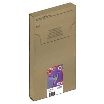Preview: Epson Original Easy Mail Packing T0807 Kolibri Druckerpatronen 6er Multipack BK/C/M/Y/LC/LM (C13T08074510)