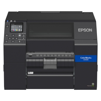 EPSON ColorWorks C6500Pe (BK) 85mm/s. 4 Farben. USB. LAN. Peeler