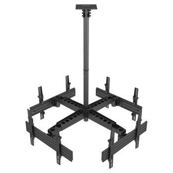 Equip Deckenhalterung 32-65/4TFT 30Kg Quad-Screen sw lite Retail (Speditionsversand)