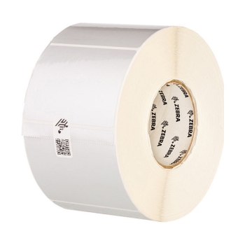 Preview: Zebra Z-Ultimate 3000T - Polyester - glossy - permanent adhesive - silver - 76 x 76 mm 11160 label(s