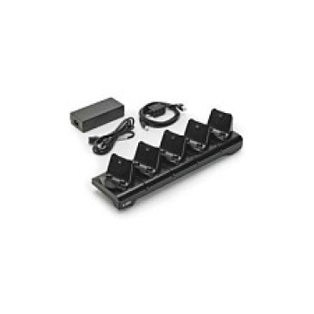 Zebra 5-Slot Docking Cradle - Printer Charging Station (CRD-MPM-5SCHGUK1-01)