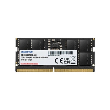 32GB ADATA SO-DIMM 5600 (1x 32 GB) (schwarz. GD5S5600732G-SMI. Gold)