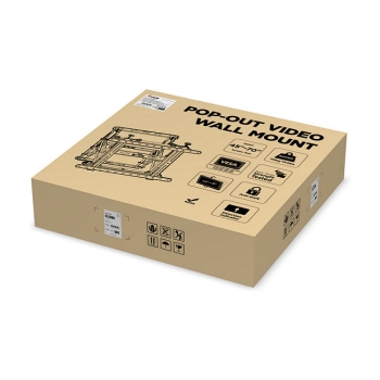 Preview: Equip Wandhalterung 45-70/1TFT Popout 1Gelenk 70Kg sw lite Retail