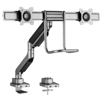 Equip Tischhalterung 17-32/2TFT 360° Gasfeder 9Kg silber lite Retail