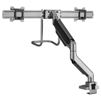 Preview: Equip Tischhalterung 17-32/2TFT 360° Gasfeder 9Kg silber lite Retail