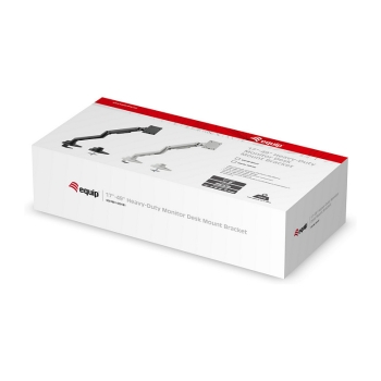 Preview: Equip Tischhalterung 17-49/1TFT 180° Gasfeder 20Kg schwarz retail