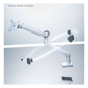 Preview: Equip Tischhalterung 17-35/1TFT 360° GF 10.5Kg weiß retail