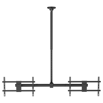Preview: Equip Deckenhalterung 32-60/2TFT 40Kg Manu Dual-Screen sw lite Retail