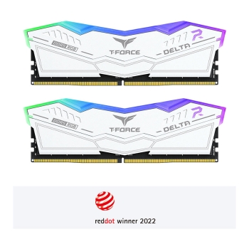 Preview: 32GB Team Group DIMM 6000 (2x 16 GB) Dual-Kit (wei. FF4D532G6000HC30DC01. Delta RGB. INTEL XMP)