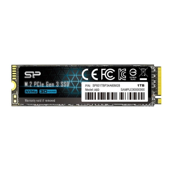 M.2 1TB Silicon Power P34A60 intern 2280 - PCIe 3.0 x4 (NVMe)