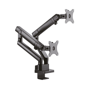 ICYBOX Monitorständer. für 2x Monitore. bis zu 32 mit Tischhalterung