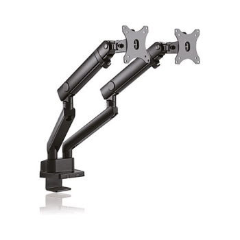 Preview: ICYBOX Monitorständer. für 2x Monitore. bis zu 32 mit Tischhalterung