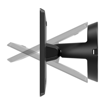 Preview: Compulocks VESA Tilting Wall Mount - Befestigungskit (Bügelhalterung) - Neigen - Aluminium - Schwarz - Wandmontage. Oberflächenmontage