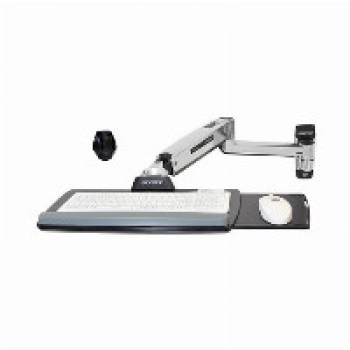 ERGOTRON LX Steh-Sitz-Wandmontage-Tastaturarm bis 2,2kg. 51cm hoehenverstellbar Reichweite Tastatur bis 107cm