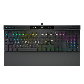 Corsair K70 RGB PRO - Kabelgebunden - USB - Optomechanischer Schlüsselschalter - AZERTY - RGB-LED - Schwarz FR