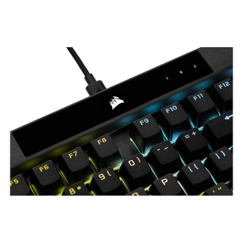 Preview: Corsair K70 RGB PRO - Kabelgebunden - USB - Optomechanischer Schlüsselschalter - AZERTY - RGB-LED - Schwarz FR