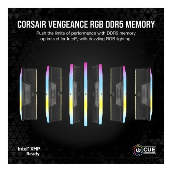 Preview: 8GB Corsair DIMM Vengeance RGB 5200MHz (black)